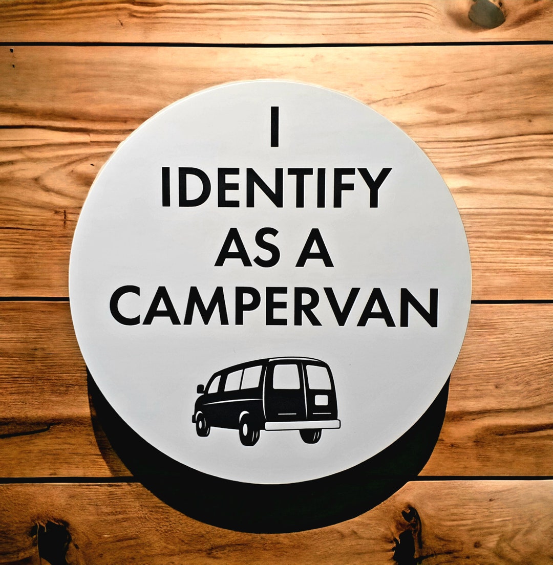 Camper Van Sticker Van/car/truck Novelty Bumper Sticker Etsy