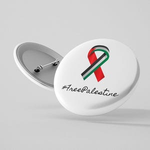 Pin Free Palestine for Backpack Jacket Metal Safety Button Pin Free USA Shipping Human Rights Gift Peace Activist Gift Back to School Gift