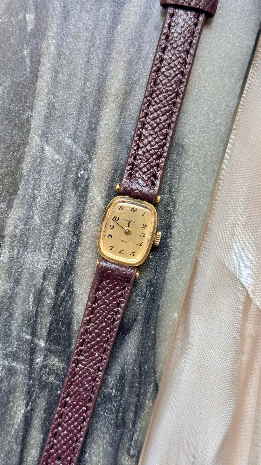 Daniel Ricci Watch Nina Ricci Vintage Watch 1970s - Manual Wind - Etsy