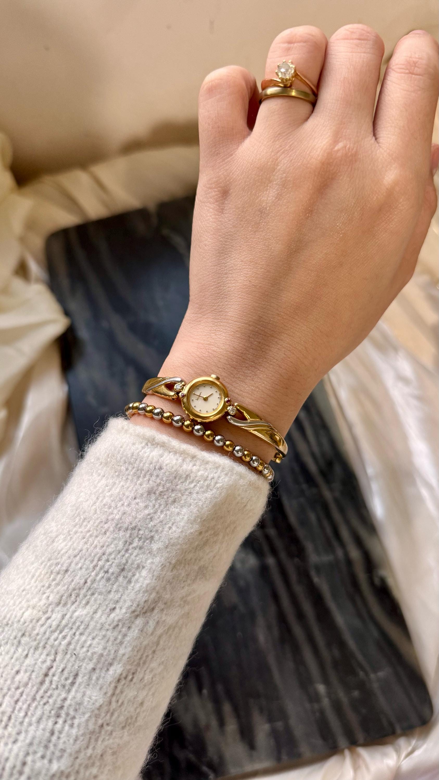 Dana ORIENT Vintage Watch 1990s - Diamonds and Rubies - Etsy