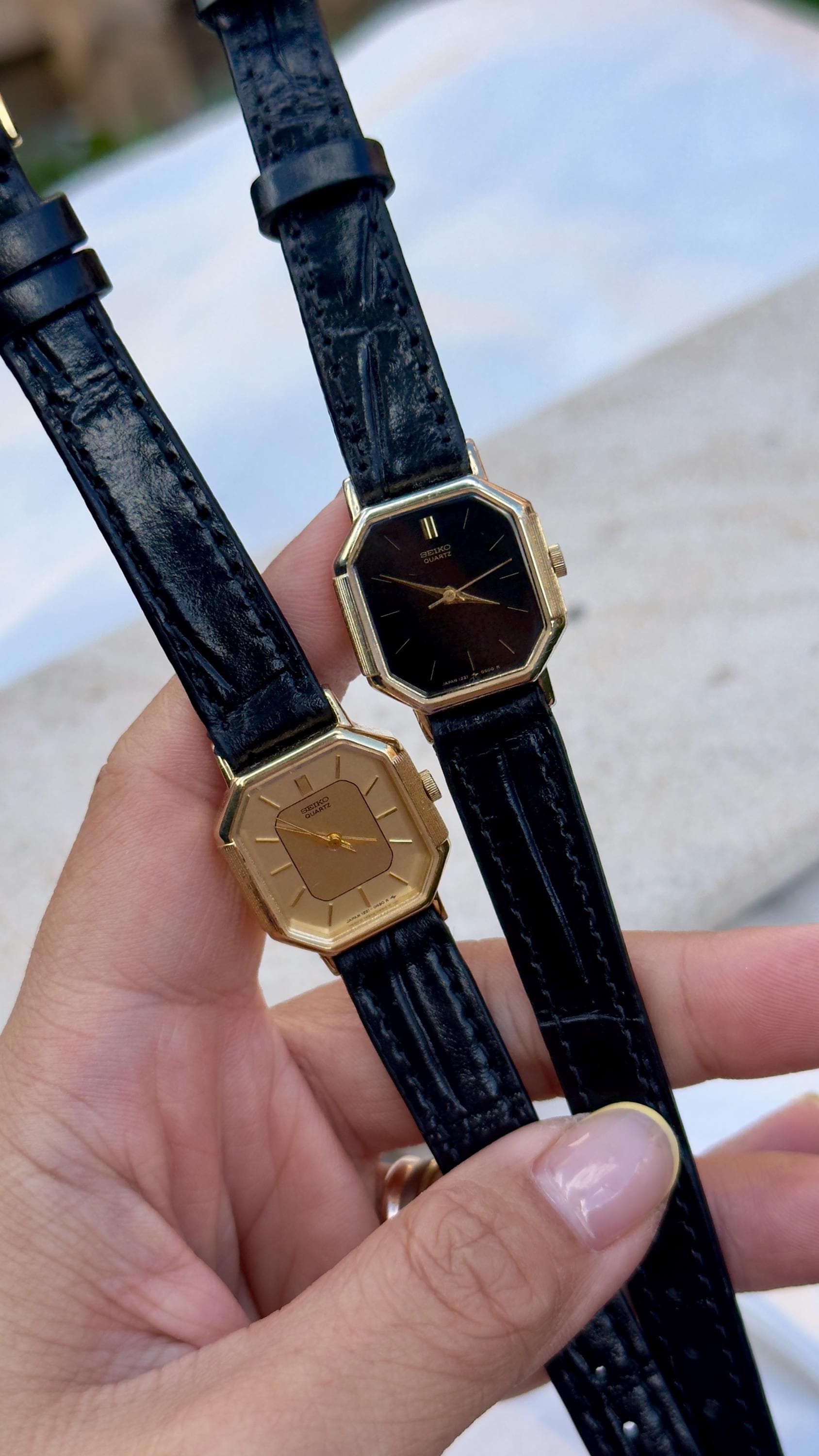 SEIKO レディースクォーツ　ストーン8個付き Seiko octagon watch women - Etsy 日本