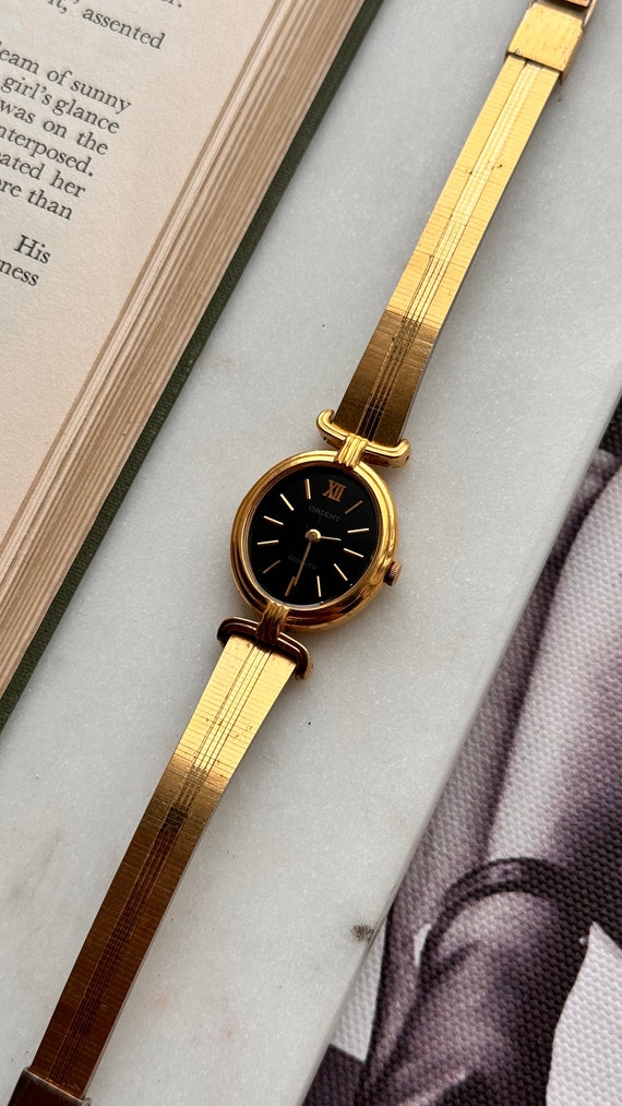 Reloj orient chapado en oro hotsell
