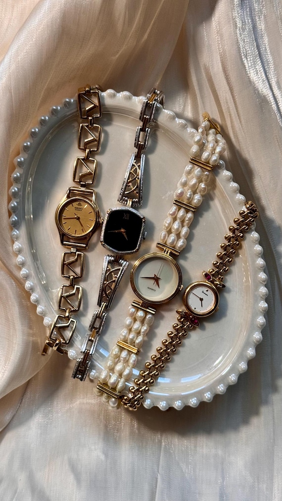 Seiko, Dana Orient, Japanese Pearl Vintage Watches - ALL WORKING