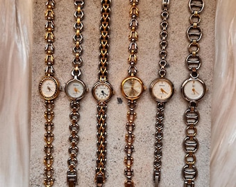 Duo tone vintage watches - ALL WORKING