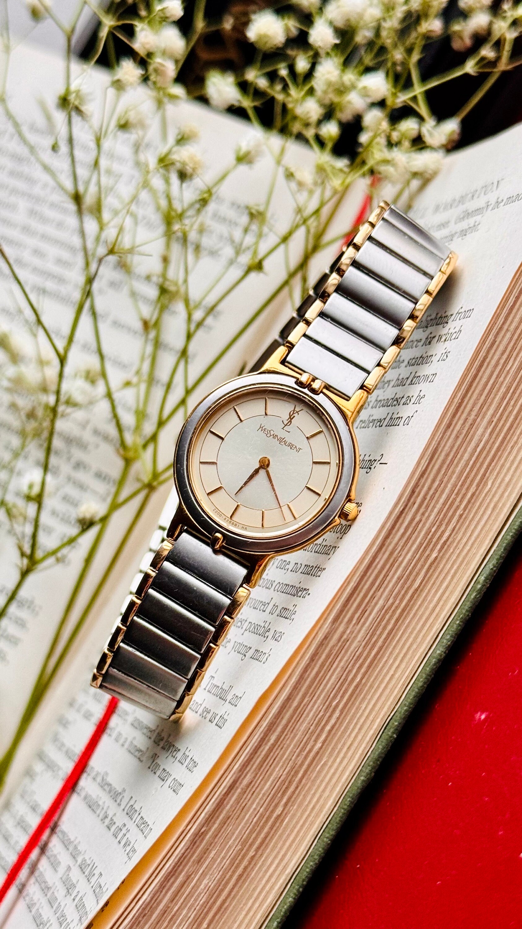 BOXED YSL watch with paper included - super rare find - Etsy