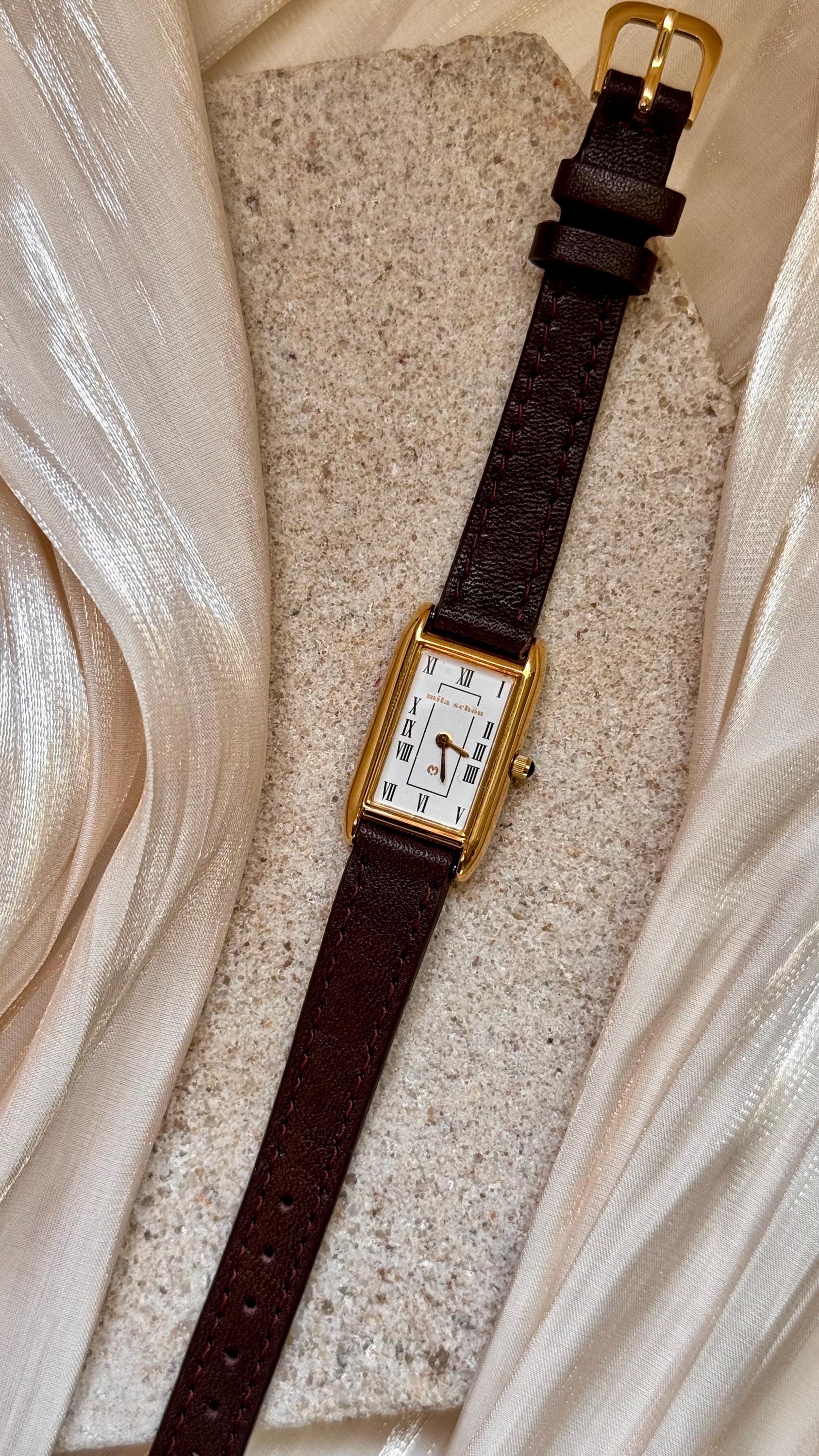 Mila Schön Vintage Tank Watch - Etsy