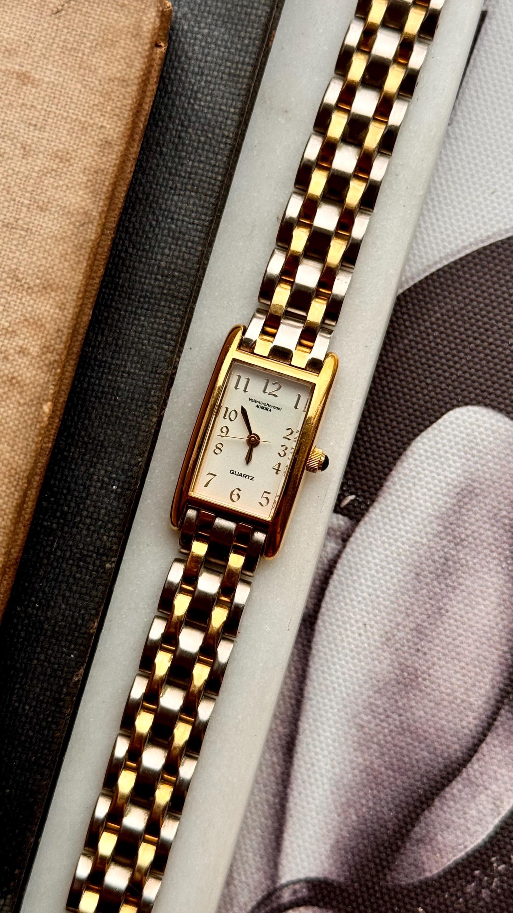 Valentino Moradei Aurora Vintage Tank Watch Etsy
