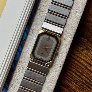 SEIKO ARC 1220-5320 レクタンギュラー コンビ ヴィンテージ SEIKO ARC