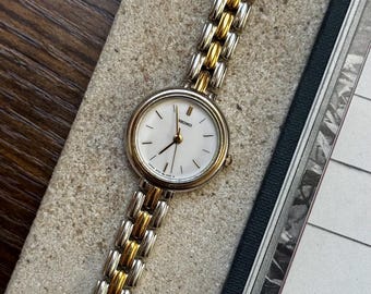 ヴィンテージ 1980年代 セイコー レディース クォーツ腕時計 ゴールド