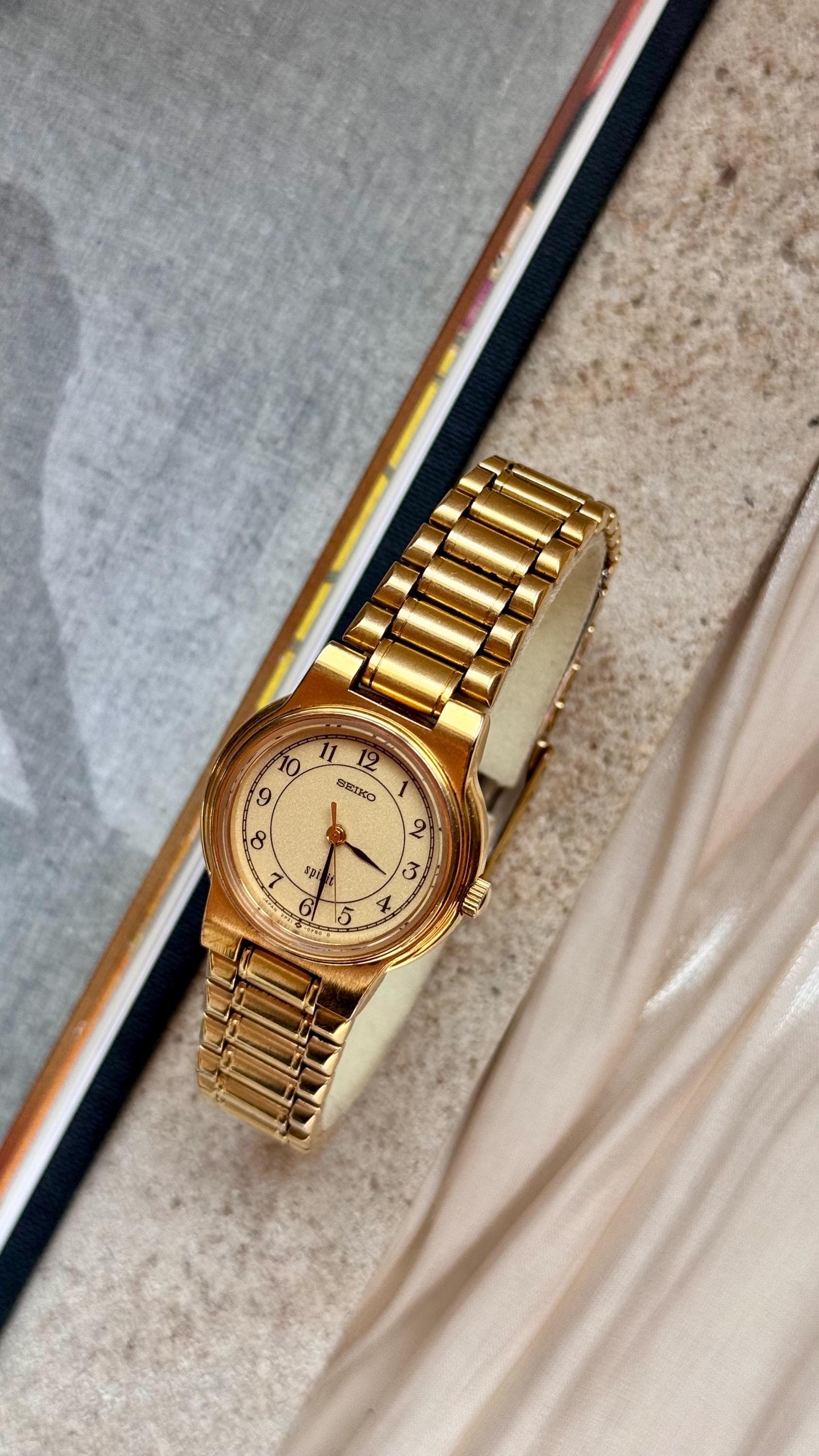 Orologio vintage Seiko placcato oro Italia