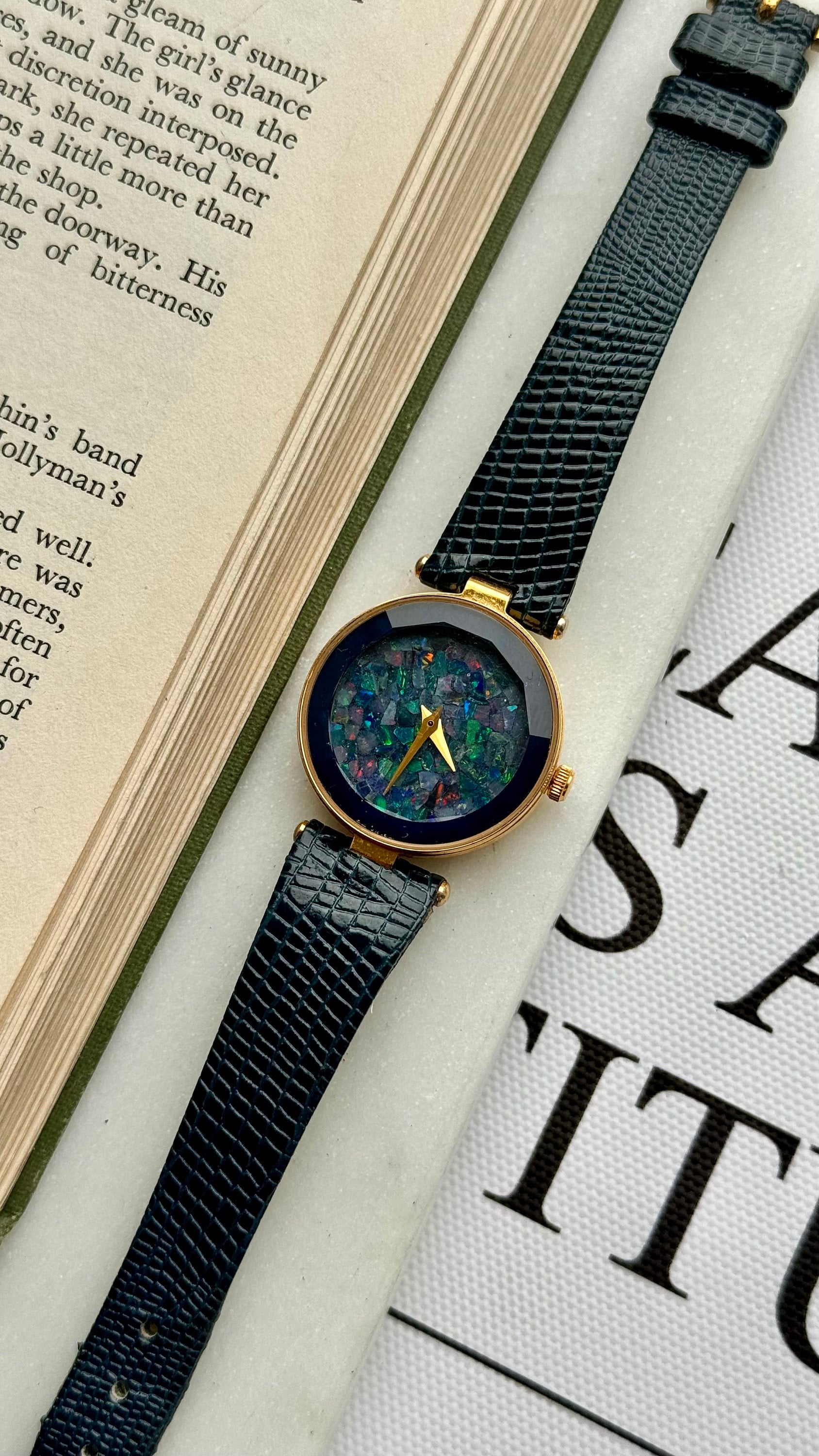 Opal Dial Vintage Watch - Etsy Hong Kong