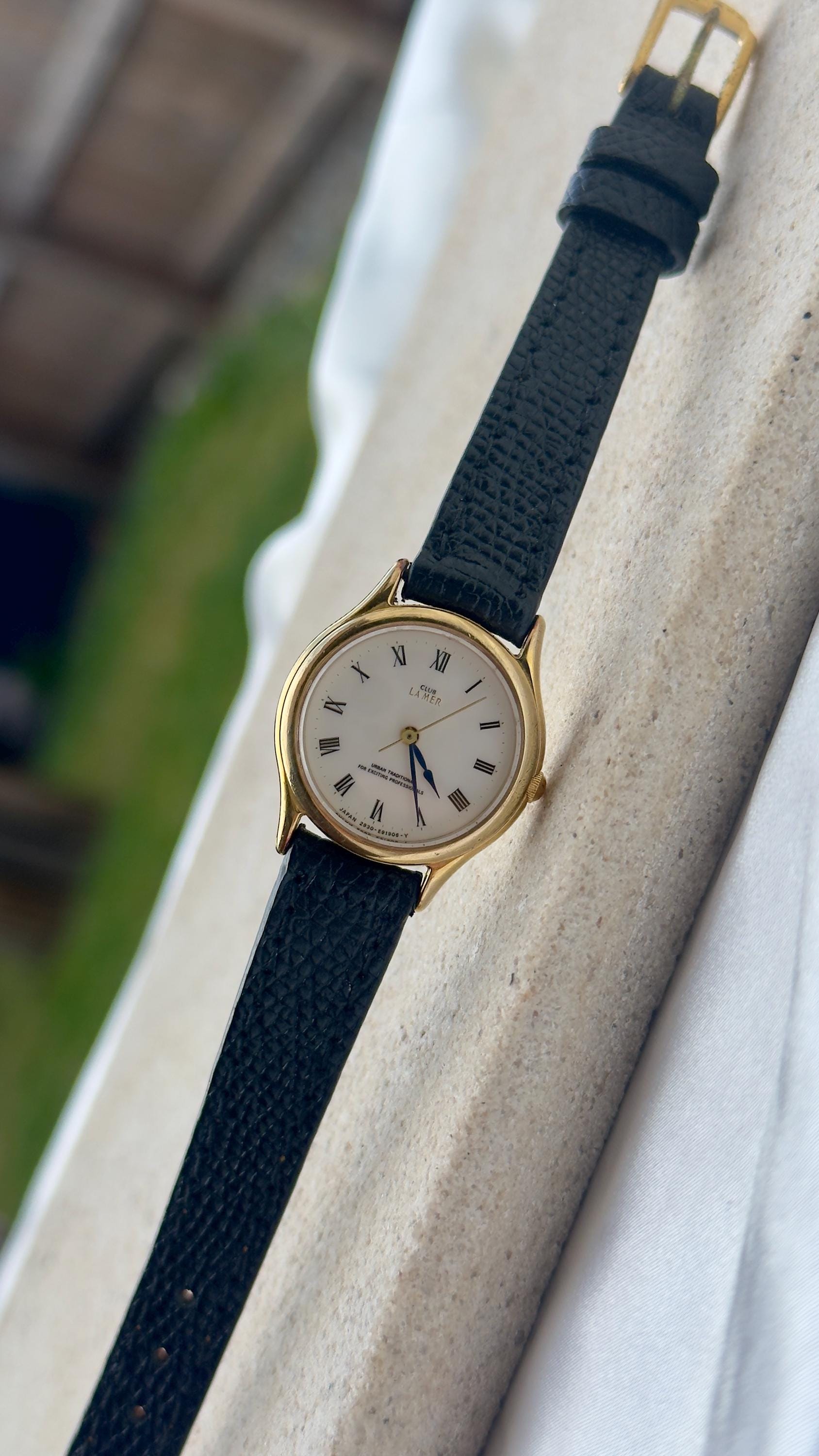 S089 【1円～】 時計 CLUB LA MER GOLD LAMER 18K 750 CITIZEN 【公式 