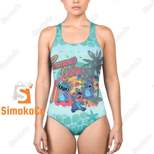 Stitch-badkleding, Stitch-badpak, Disney Stitch-badkleding, Disney Stitch-bikini, Disney Stitch-badpak, Disney Stitch-badpak