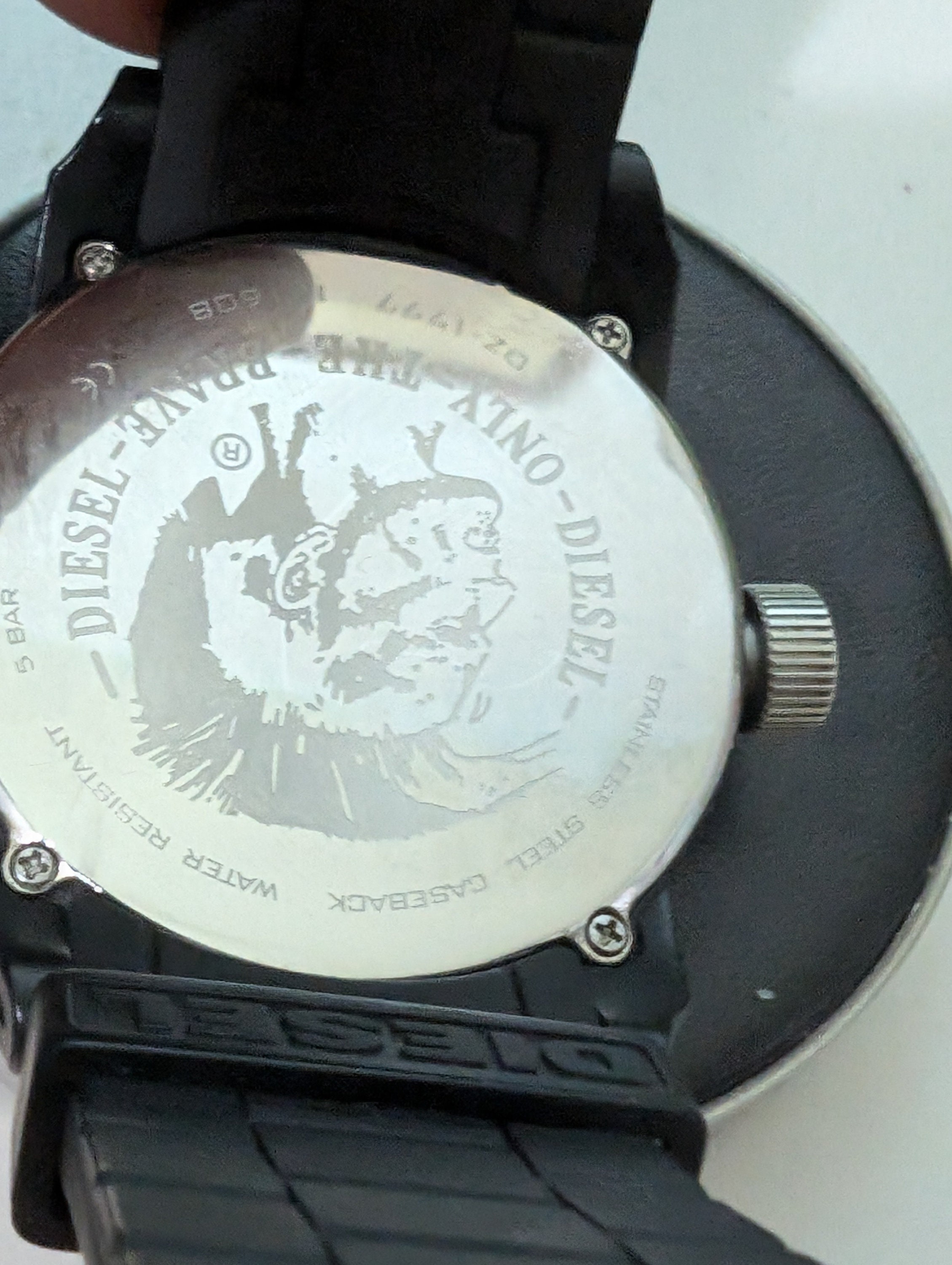Vintage Diesel Round Speedometer Quartz Watch With New
