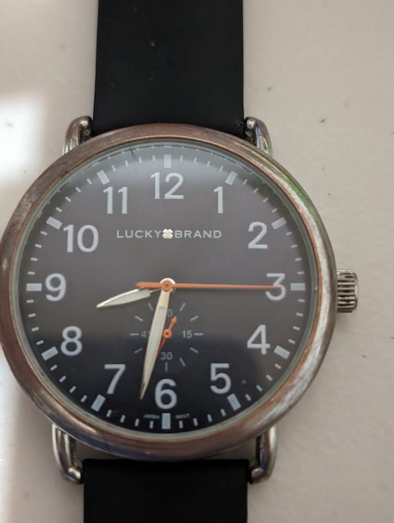 Lucky Brand military style watch has new Bison bra