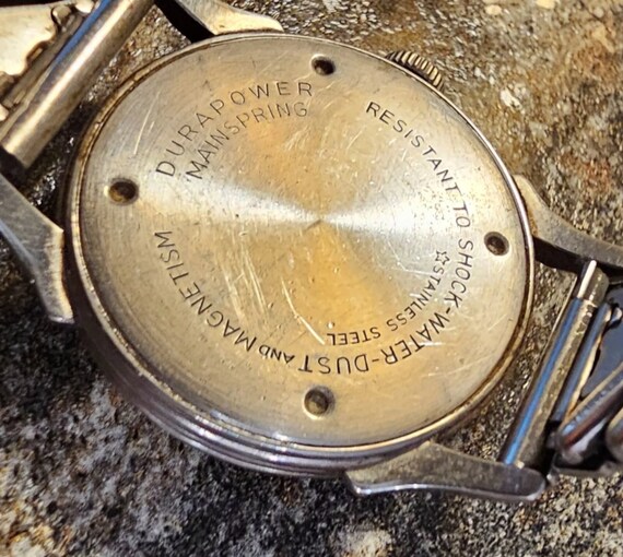 1950's Elgin Shockmaster 17 jewel manual watch with o… Gem