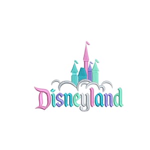Disneyland inspired. Machine Embroidery Design. Happiest Place on Earth. Magical Park. Install download. Different sizes