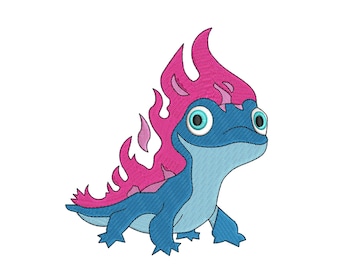 ブルーニ、アナと雪の女王にインスパイアされた。機械刺繍デザインファイル。インストールとダウンロード。さまざまなサイズ