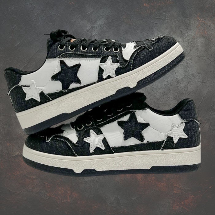 Sneakers with a star on best sale them