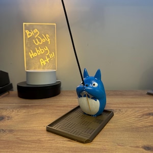 incense holder , incense holder totoro , totoro holder , home incense holder, home decor , totoro figure