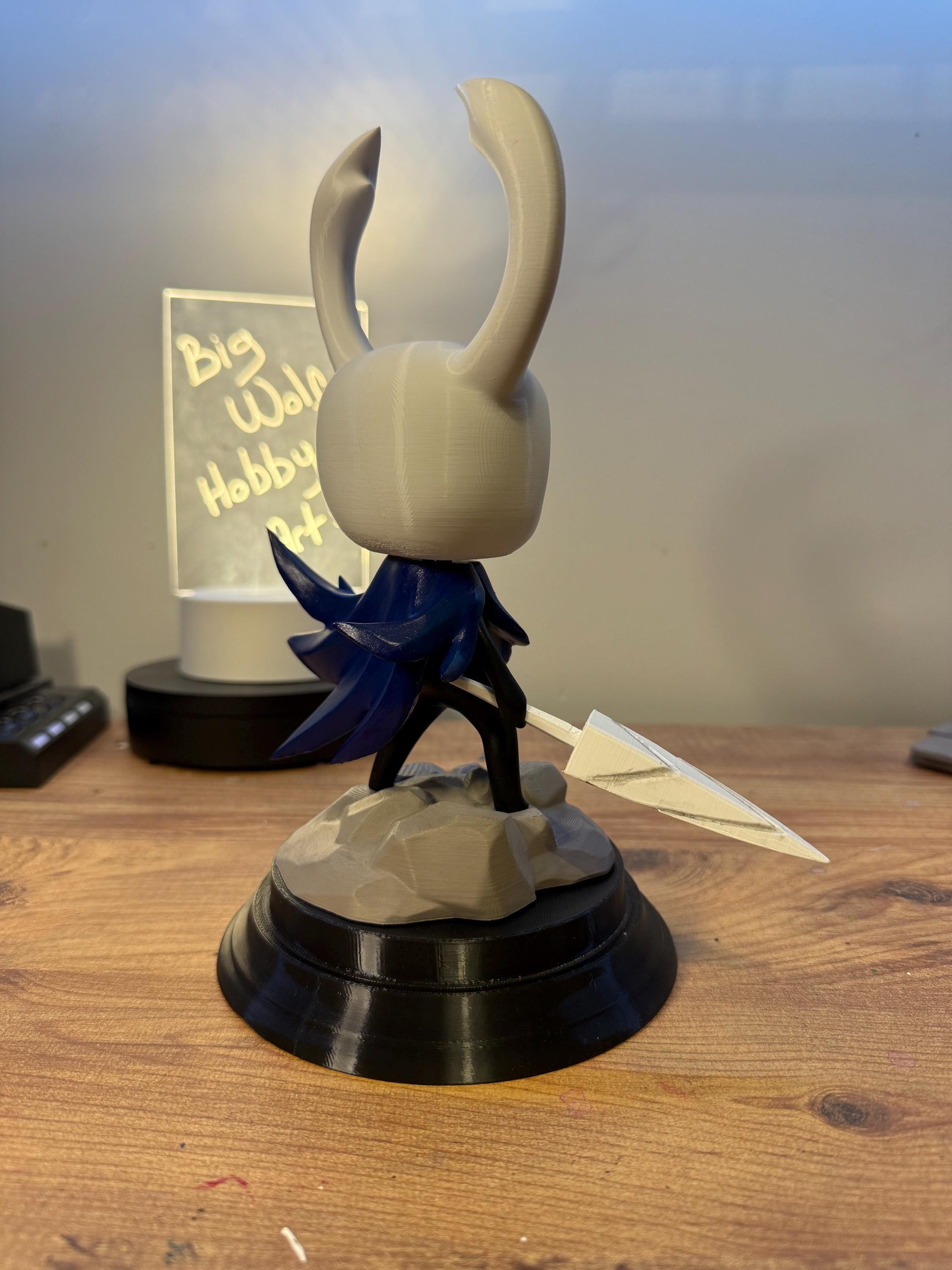 Hand Painted Hollow Knight Figure, Acrylic Paint, 25cm - Etsy
