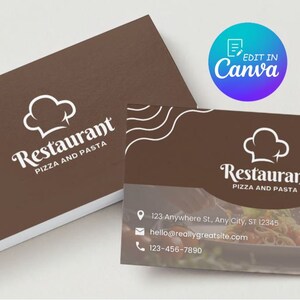 Business Card Canva - Design Business Card - Canva Editable Business Card - Aesthetic Card Template Pastel - Diy Business Cards