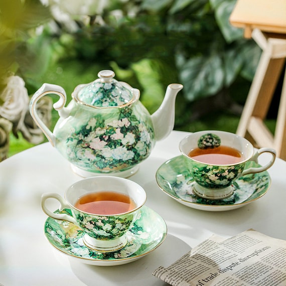 Ceramic tea party set on sale