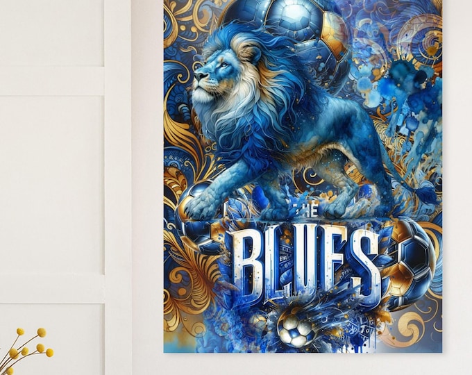 Chelsea Inspired Poster - Unframed Premium Matte Art Print - Multiple Sizes Available