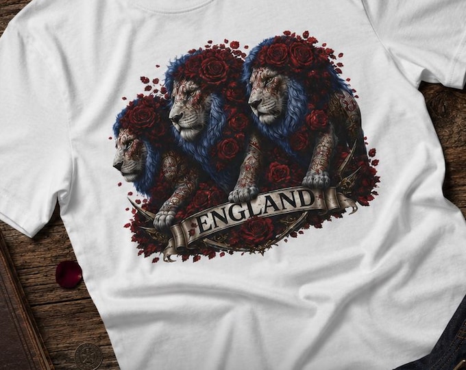 England Football Fan T-Shirt | Three Lions T-shirt