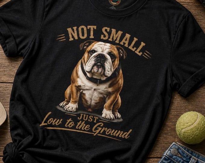 Bulldog Illustration T-Shirt | Bulldog Graphic Tee