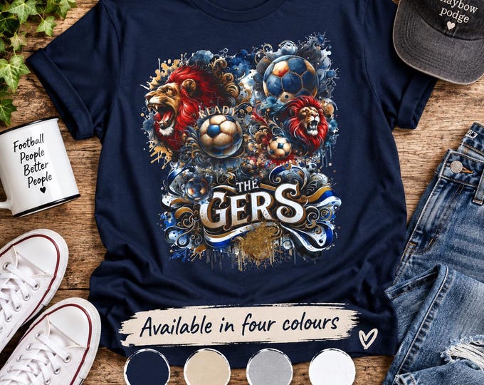The Gers – Football Fan T-Shirt | Heavy Cotton Rangers Tee, Unisex Fit
