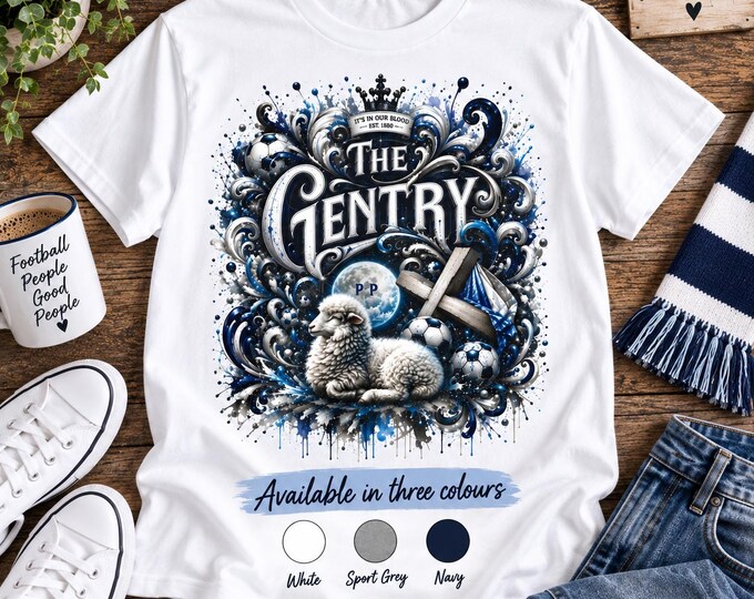 Preston North End T-Shirt | The Gentry | PNE Football Supporter Tee