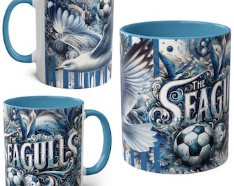 Brighton and Hove Albion Inspired 11oz Football Mug