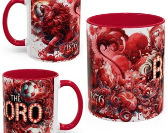 Middlesbrough Inspired 11oz Football Mug