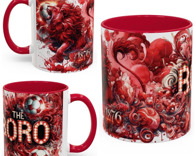 Middlesbrough Inspired 11oz Football Mug