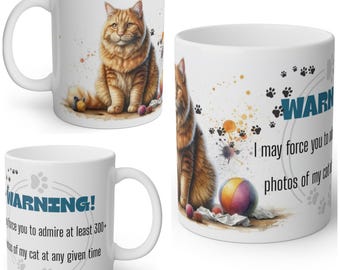 Funny Ginger Cat Mug