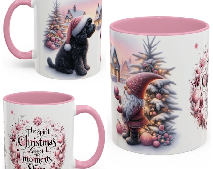 Cockapoo and Gnome Christmas Mug