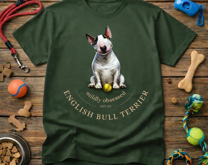 English Bull Terrier T-shirt | 10 Colour Options
