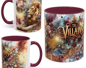 Christmas Aston Villa Fan Mug – Festive Villains Supporter Gift
