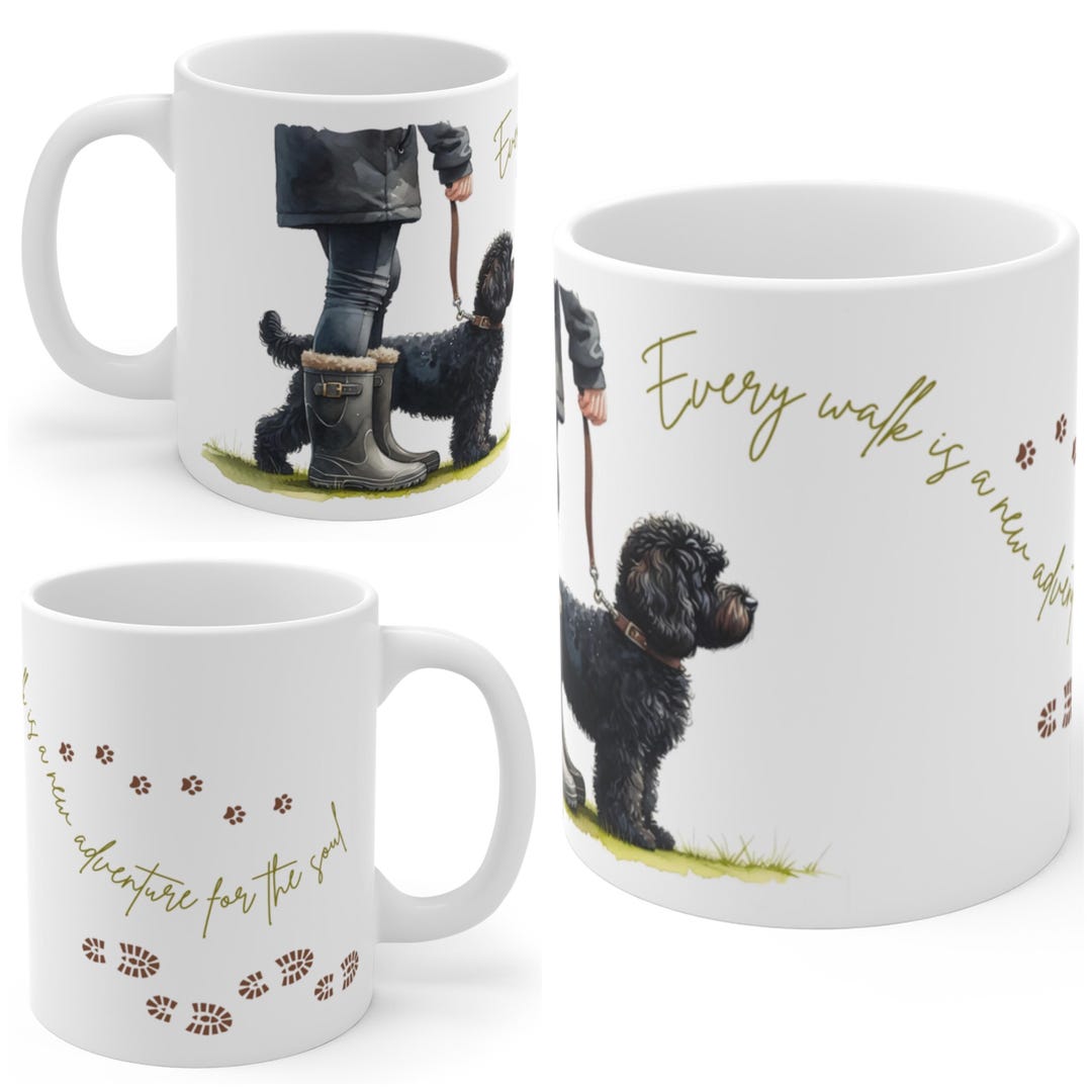 Set Cockapoo Mugs Black Cockapoo 11oz Ceramic Coffee Mug – Dog Lover Gift, Tea Mug, Dog ...