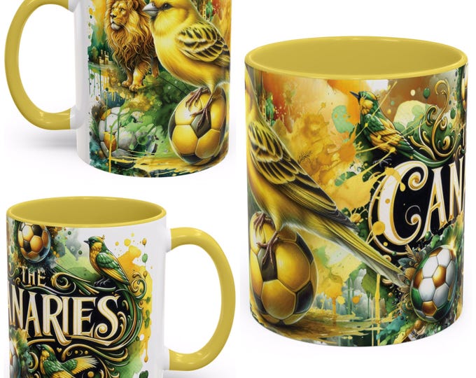 Norwich Inspired 11oz Football Mug