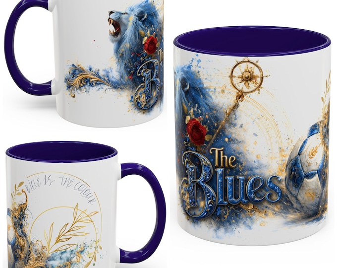 Chelsea FC Fan Mug | Blues Supporter, 11oz Ceramic