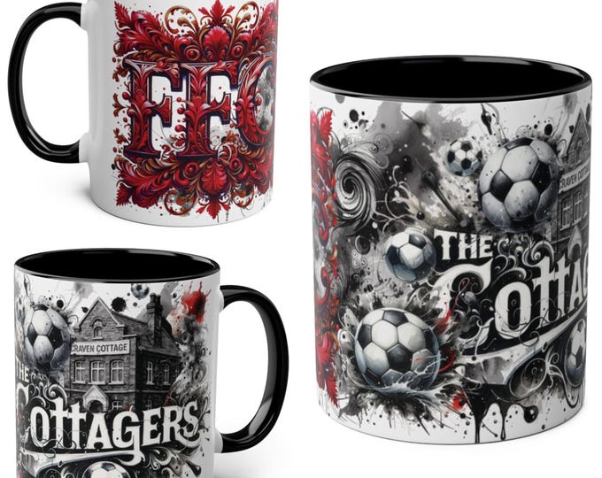 Fulham Inspired 11oz Football Mug