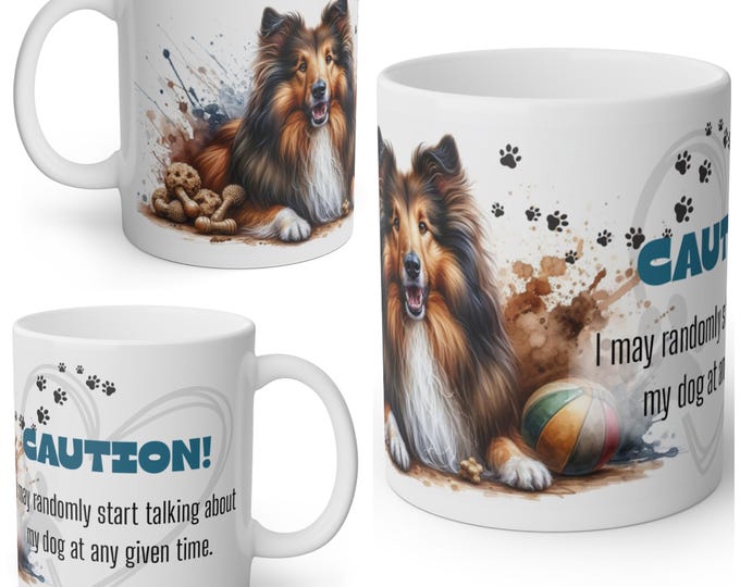 Funny Rough Collie Mug