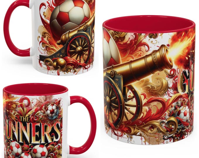 Arsenal Inspired 11oz Football Mug
