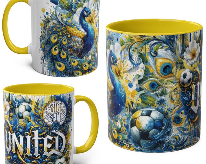 Leeds United Inspired 11oz Football Mug