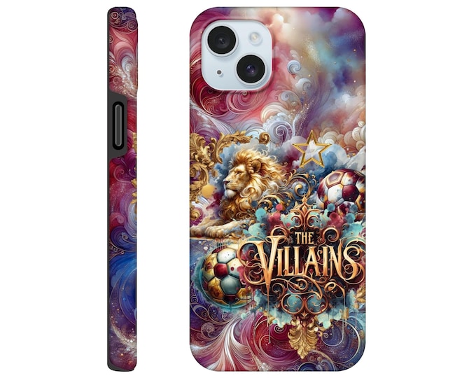 Aston Villa Inspired Tough Phone Case - Dual Layer for iPhone 32 Models - Stylish Protection