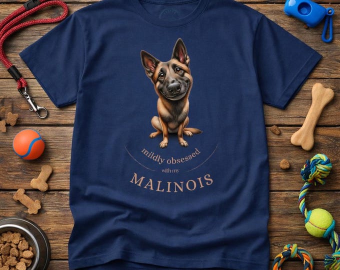 Belgian Malinois T-shirt, in 10 Colour Choices