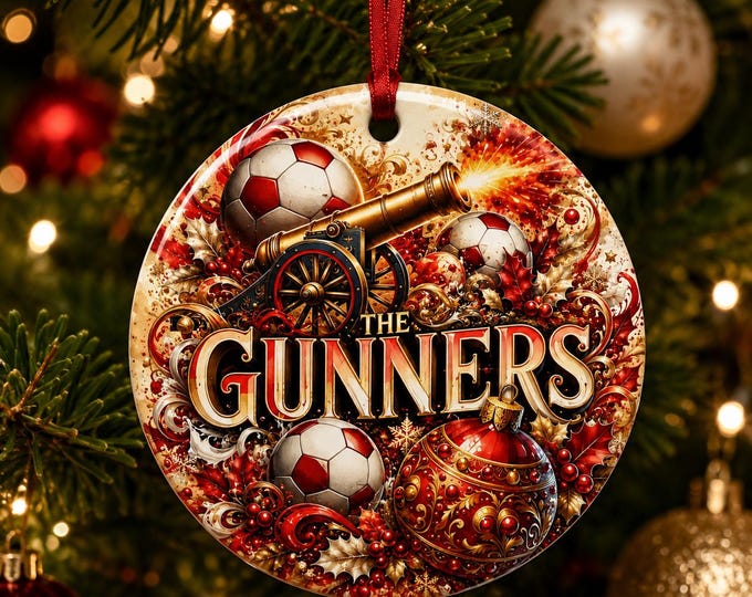 The Gunners Christmas Ornament | Arsenal Inspired Football Fan Gift