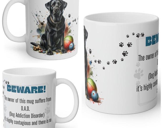 Funny Black Labrador Mug